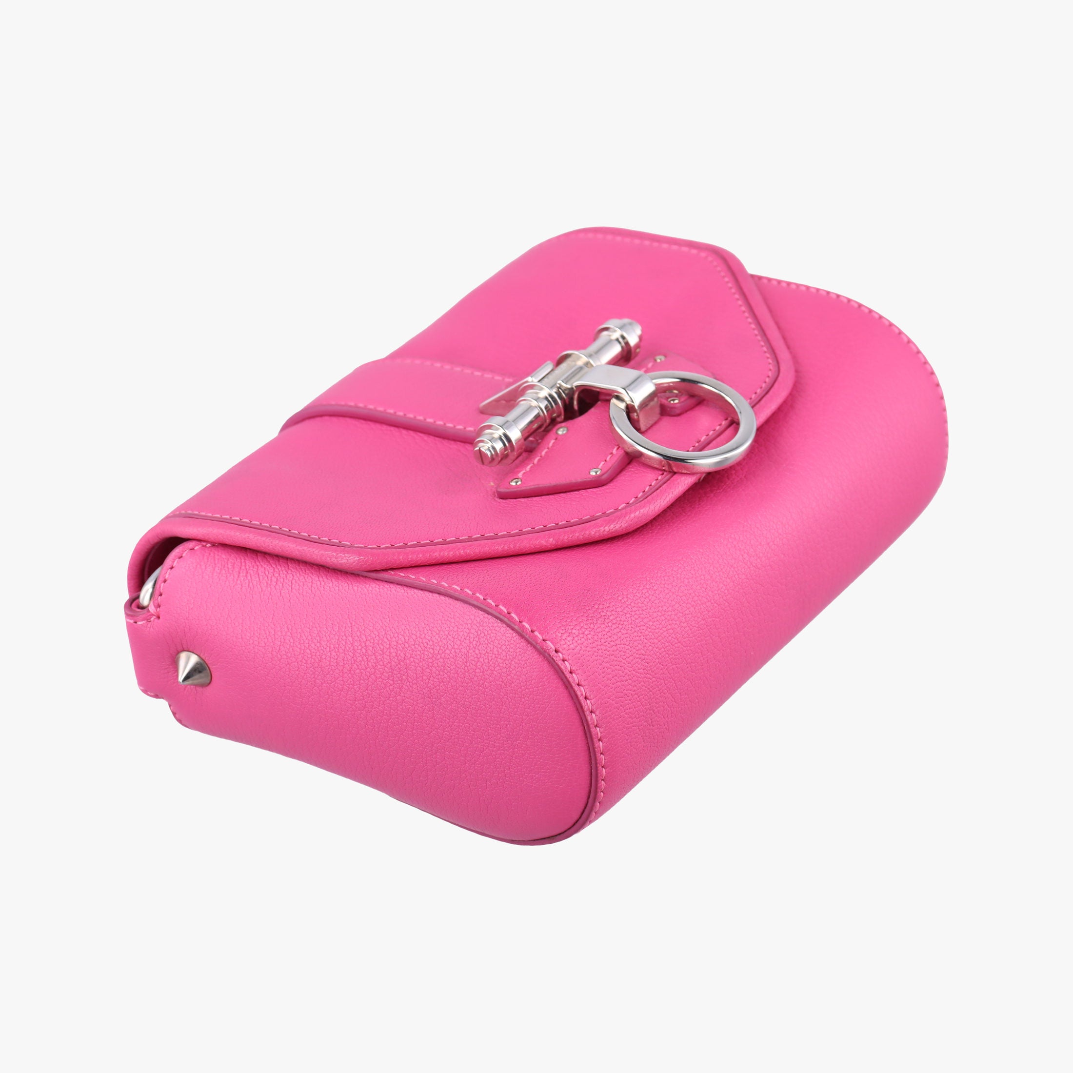 Pre-owned Givenchy Obsedia Pink Leather  shoulderbag | stylenewstar