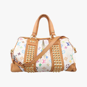 Vintage Louis Vuitton COURTNEY MM white Monogram Multicolor M45641 shoulderbag | stylenewstar