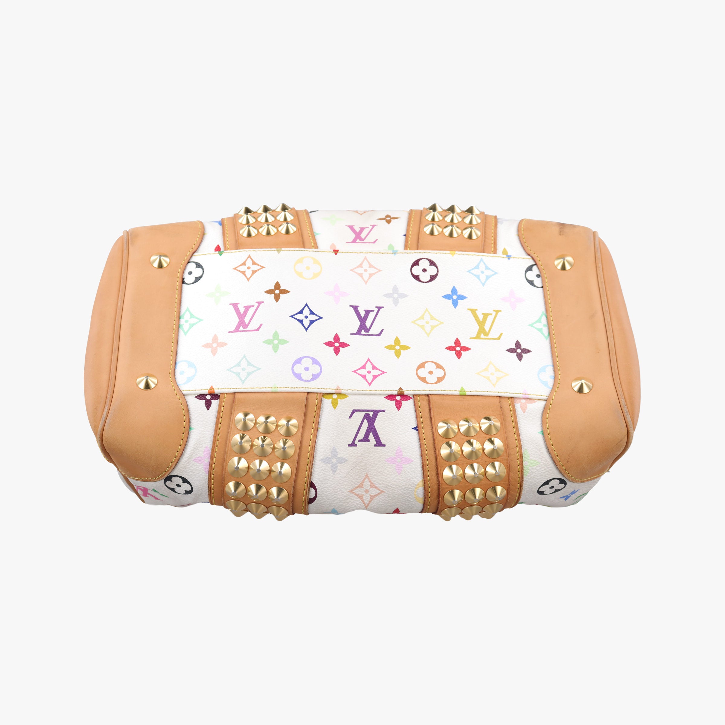 Vintage Louis Vuitton COURTNEY MM white Monogram Multicolor M45641 shoulderbag | stylenewstar