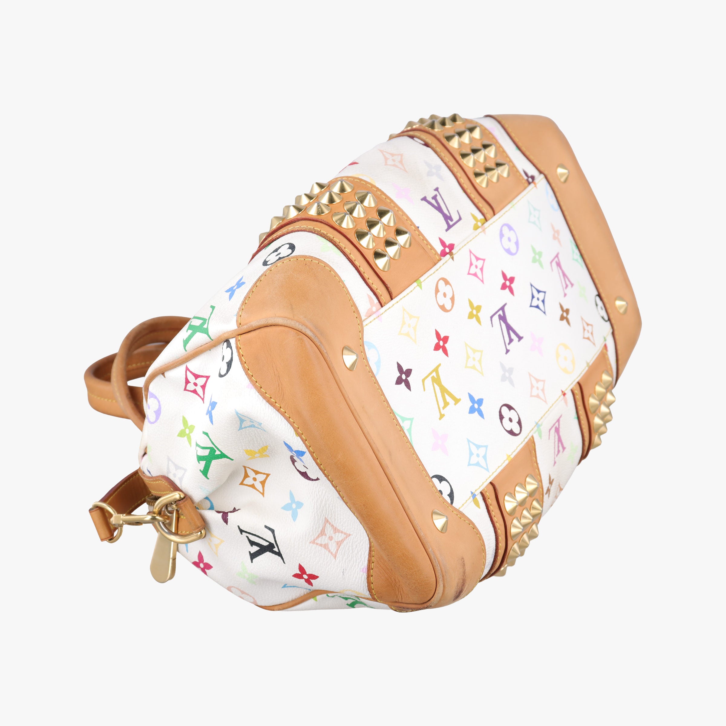 Vintage Louis Vuitton COURTNEY MM white Monogram Multicolor M45641 shoulderbag | stylenewstar