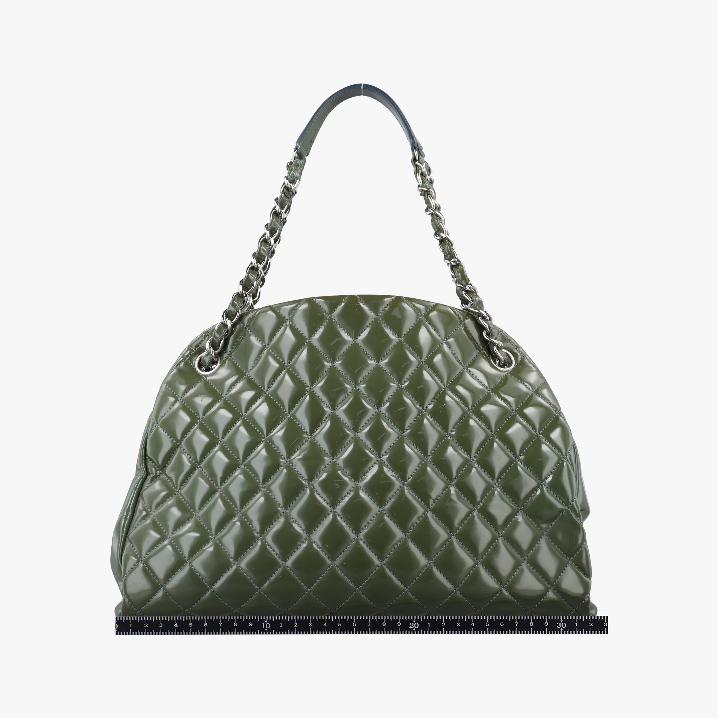 Secondhand Chanel Mademoiselle Bowling Green Patent A50558 shoulderbag | stylenewstar