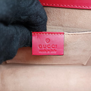 Secondhand Gucci Sylvie Red Leather 470270 shoulderbag | stylenewstar