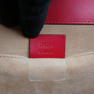 Secondhand Gucci Sylvie Red Leather 470270 shoulderbag | stylenewstar