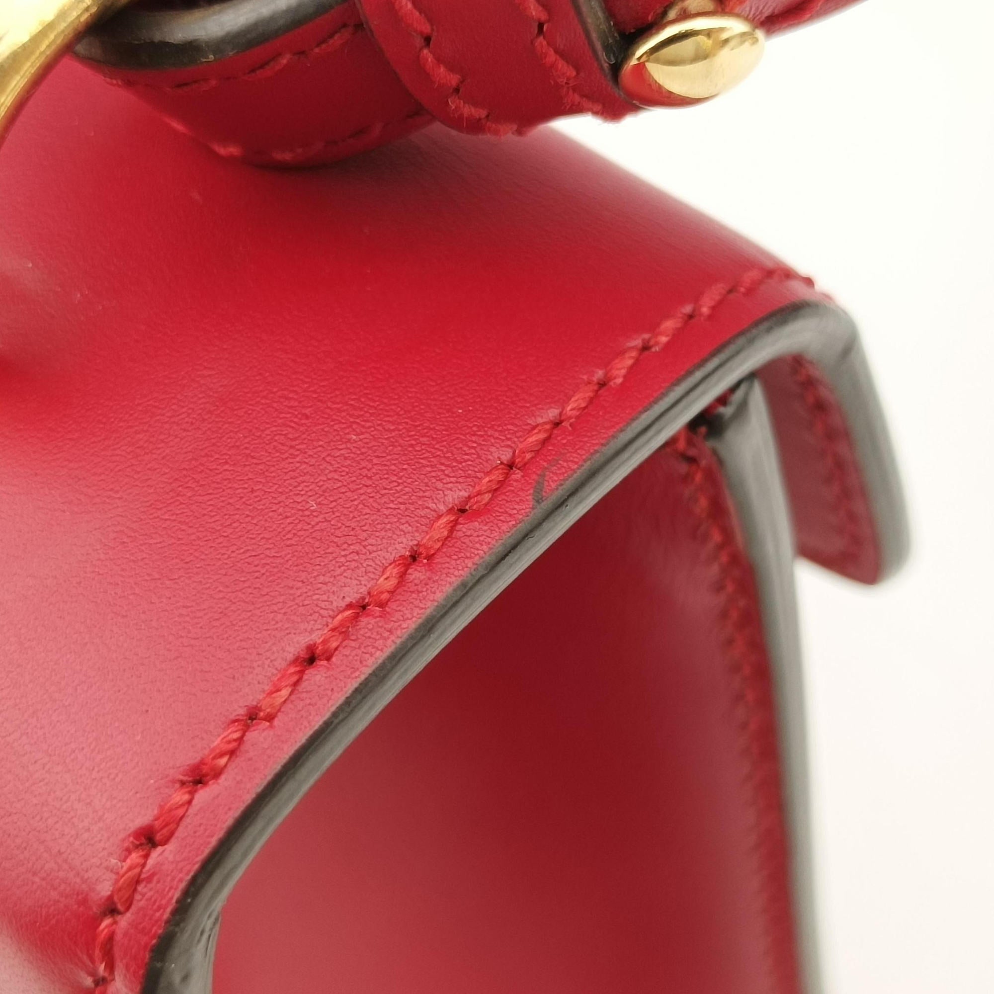 Secondhand Gucci Sylvie Red Leather 470270 shoulderbag | stylenewstar