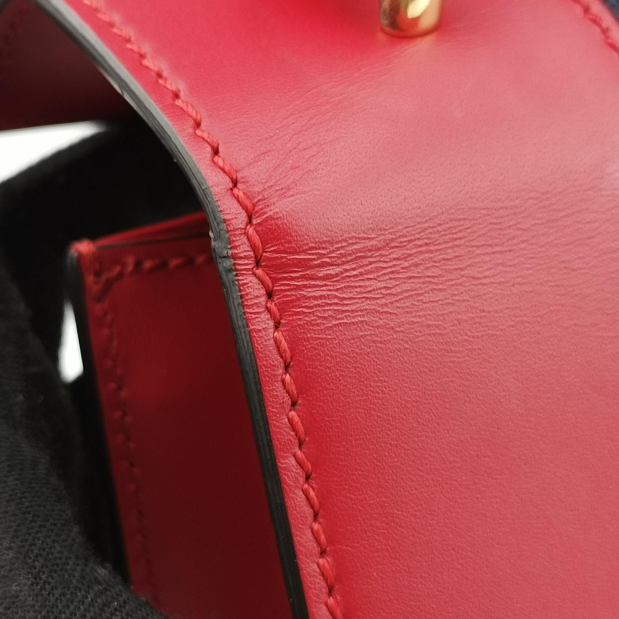 Secondhand Gucci Sylvie Red Leather 470270 shoulderbag | stylenewstar