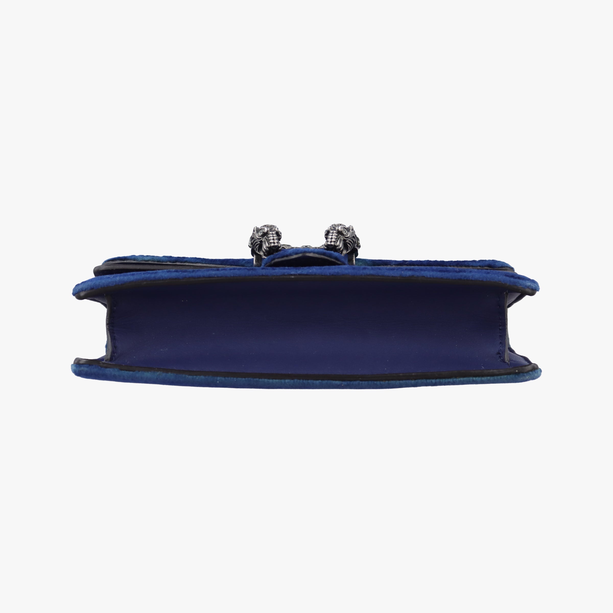 Pre-owned Gucci Dionysus Navy velour 476432 shoulderbag | stylenewstar