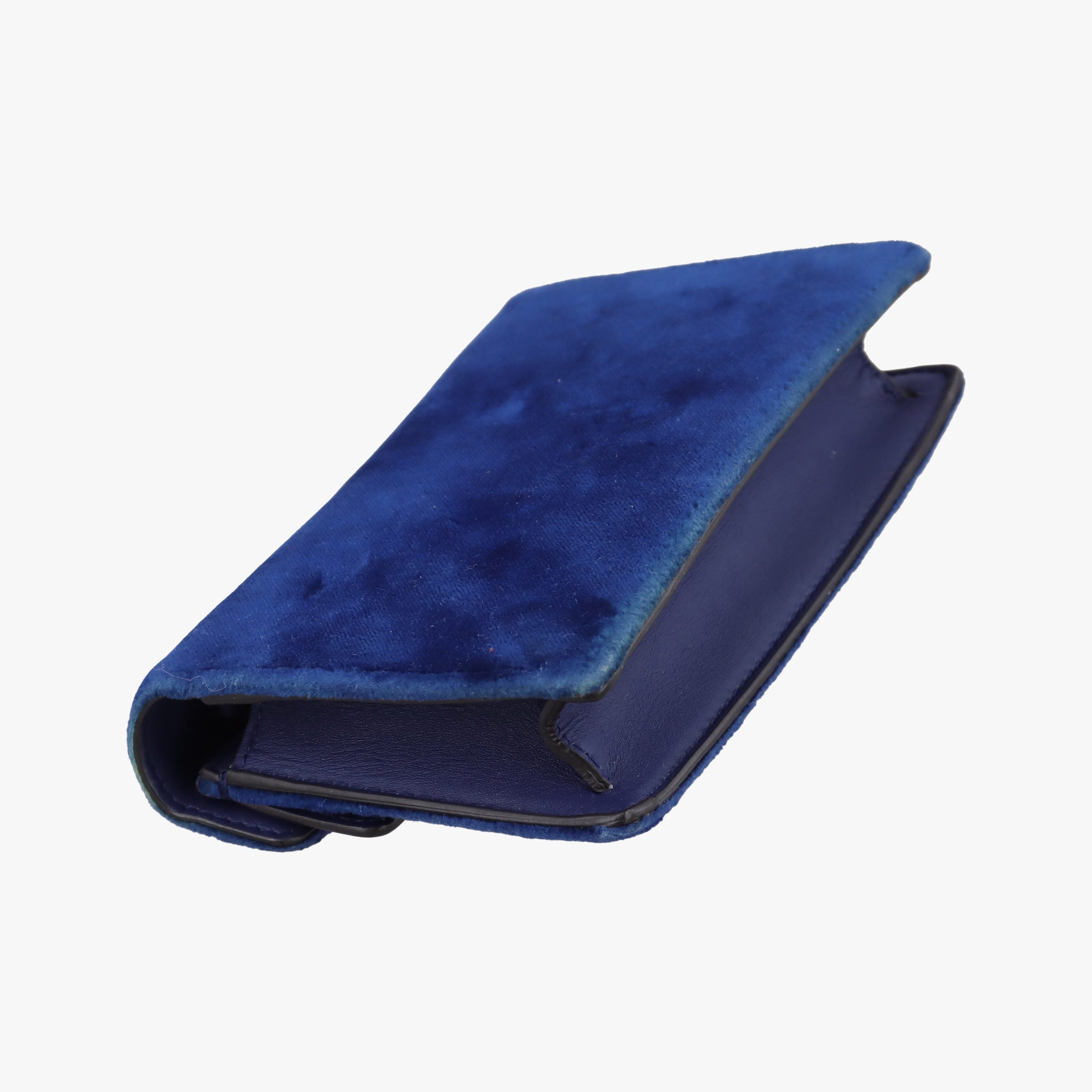 Pre-owned Gucci Dionysus Navy velour 476432 shoulderbag | stylenewstar