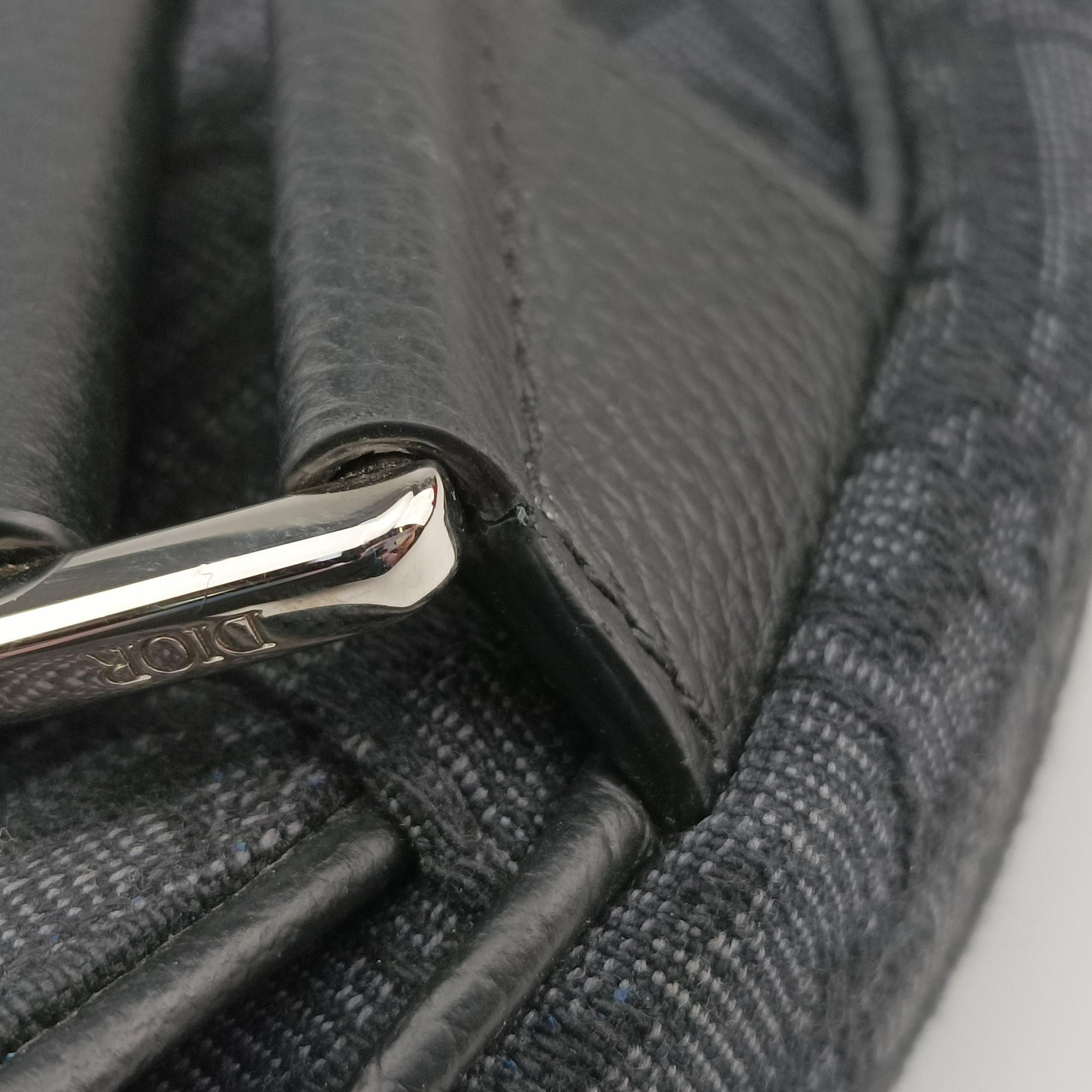 Secondhand Christian Dior Saddle Black Jacquard  bum bag/waist bag | stylenewstar