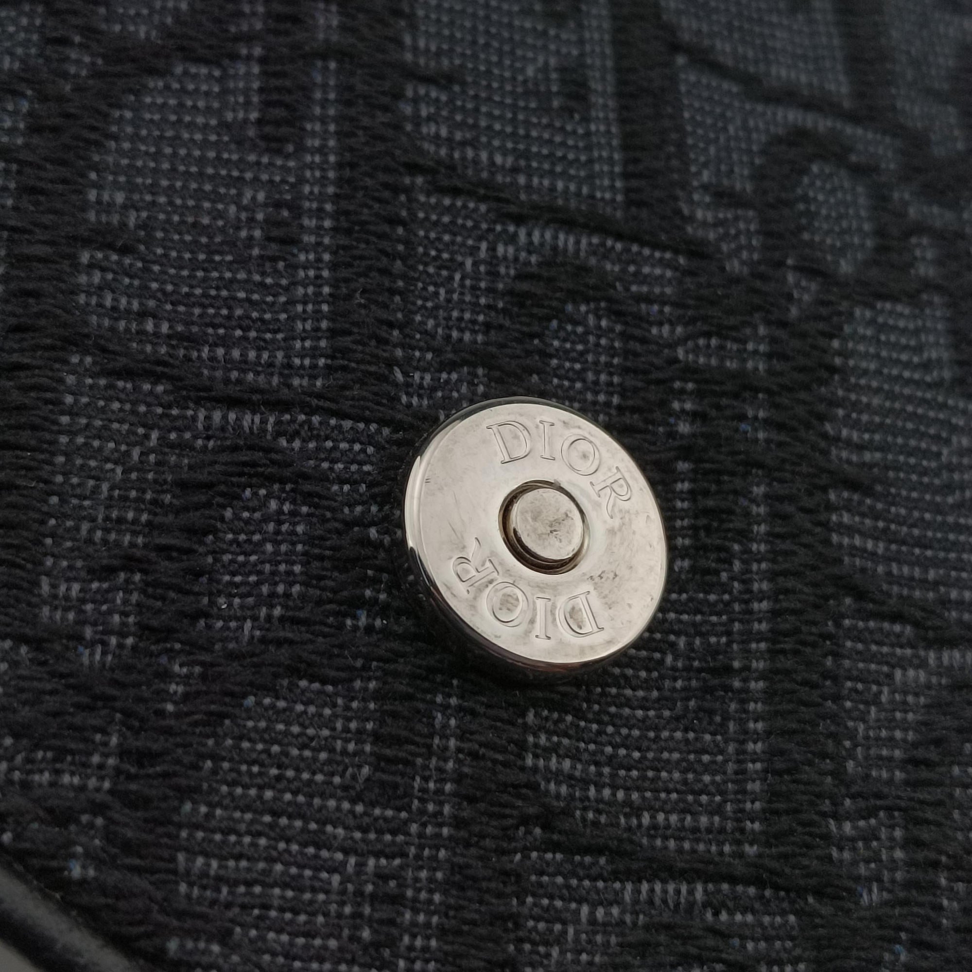 Secondhand Christian Dior Saddle Black Jacquard  bum bag/waist bag | stylenewstar