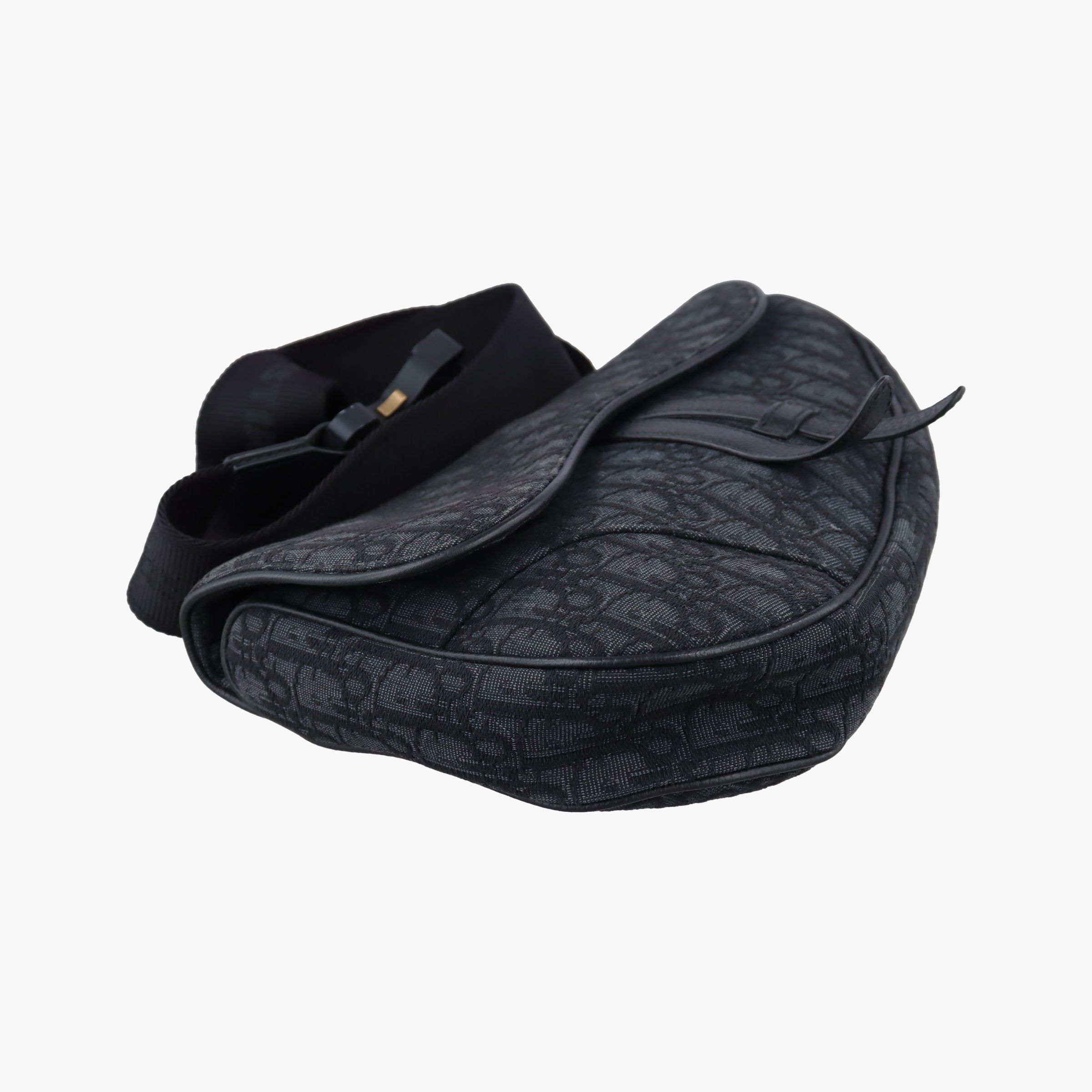 Secondhand Christian Dior Saddle Black Jacquard  bum bag/waist bag | stylenewstar