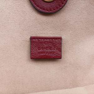 Secondhand Gucci Rajah White×red tweed × leather 537219 handbag | stylenewstar