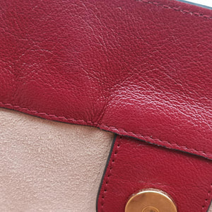 Secondhand Gucci Rajah White×red tweed × leather 537219 handbag | stylenewstar