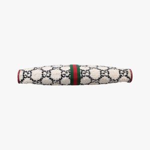Secondhand Gucci Rajah White×red tweed × leather 537219 handbag | stylenewstar