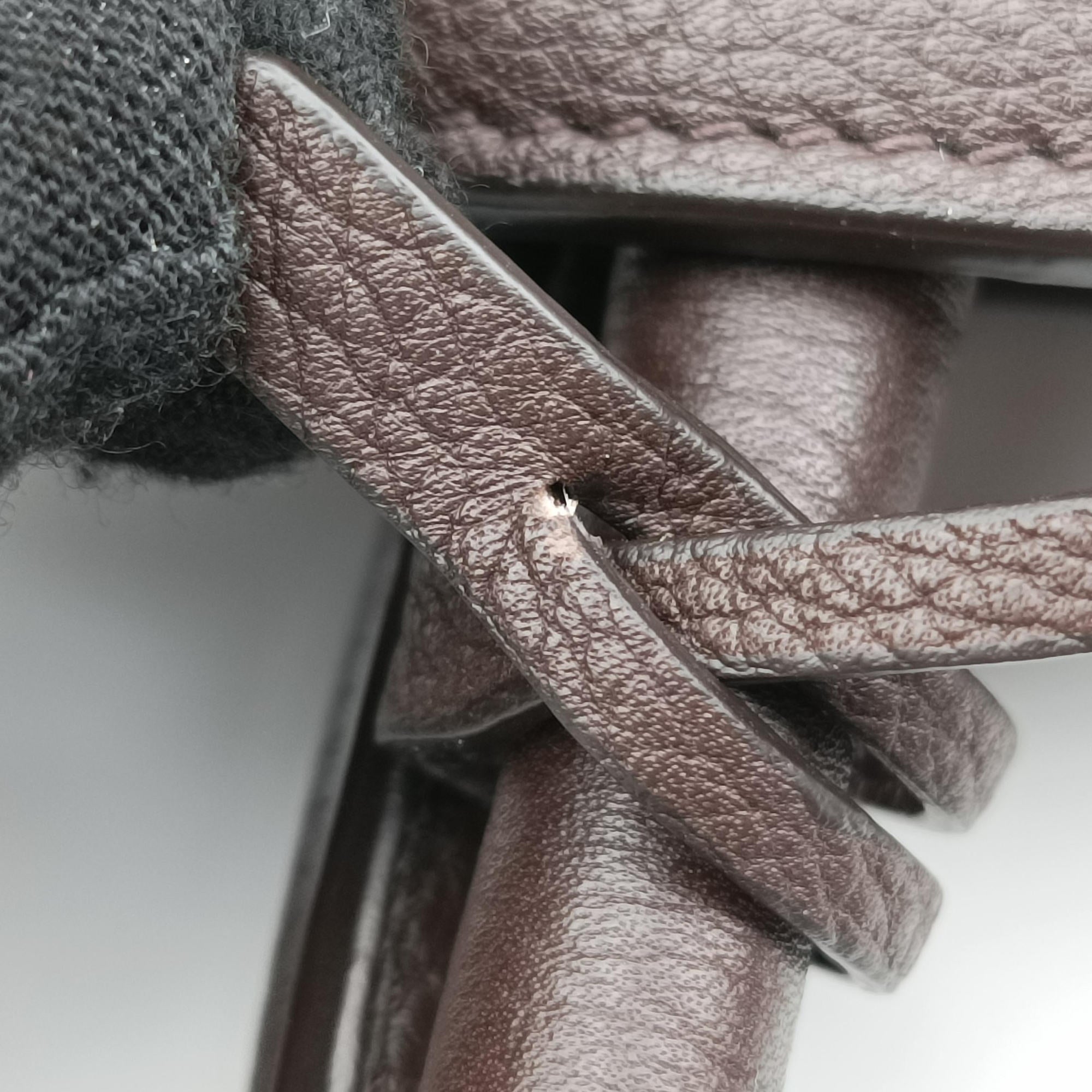 Pre-owned Ferragamo hug brown leather  handbag | stylenewstar
