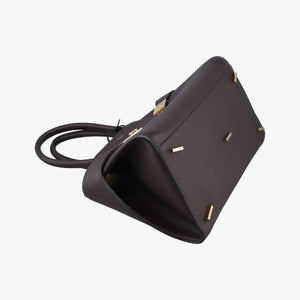 Pre-owned Ferragamo hug brown leather  handbag | stylenewstar