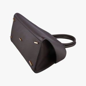 Pre-owned Ferragamo hug brown leather  handbag | stylenewstar