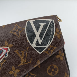 Vintage Louis Vuitton Felicie Pochette Brown×Multicolor Monogram Canvas M62145 shoulderbag | stylenewstar