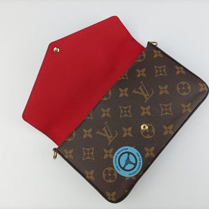 Vintage Louis Vuitton Felicie Pochette Brown×Multicolor Monogram Canvas M62145 shoulderbag | stylenewstar