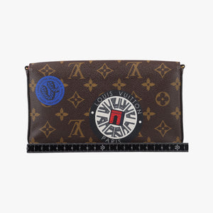 Vintage Louis Vuitton Felicie Pochette Brown×Multicolor Monogram Canvas M62145 shoulderbag | stylenewstar