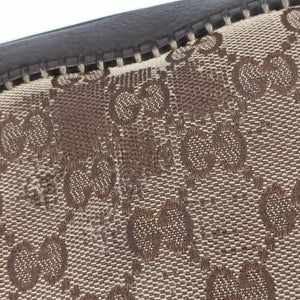 Vintage Gucci New Jackie Brown × Beige canvas×leather 219725 shoulderbag | stylenewstar