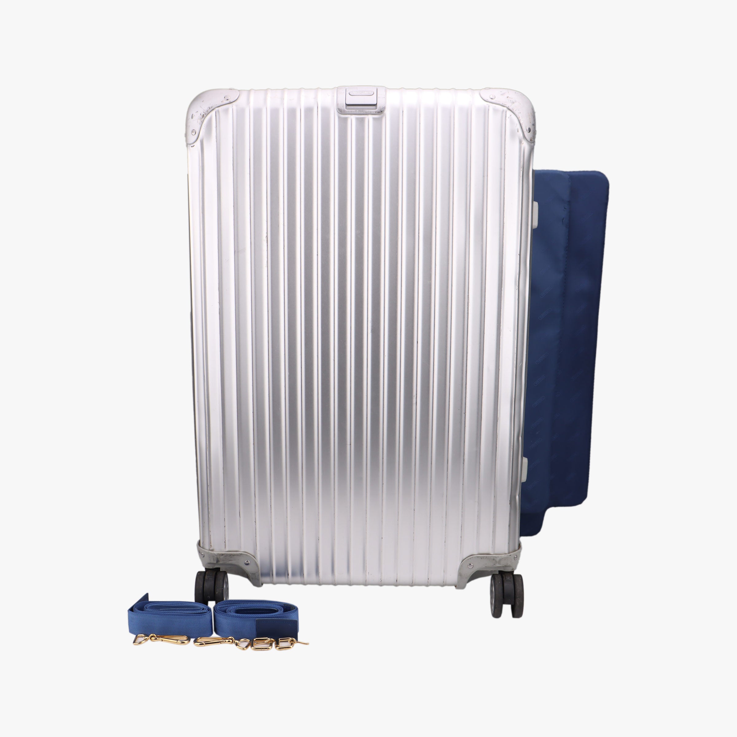 Pre-owned RIMOWA TOPAS Silver aluminum  suitcase | stylenewstar