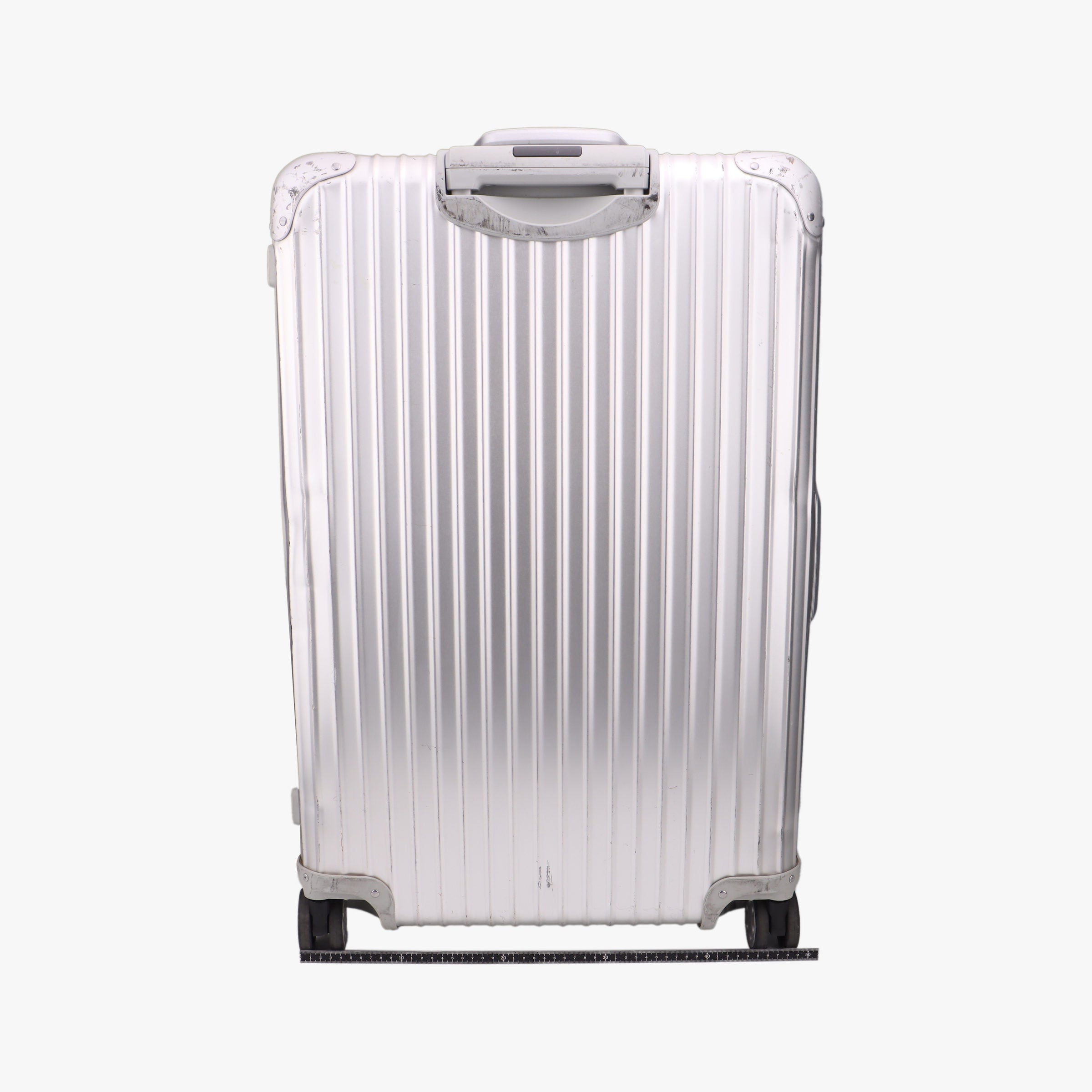 Pre-owned RIMOWA TOPAS Silver aluminum  suitcase | stylenewstar