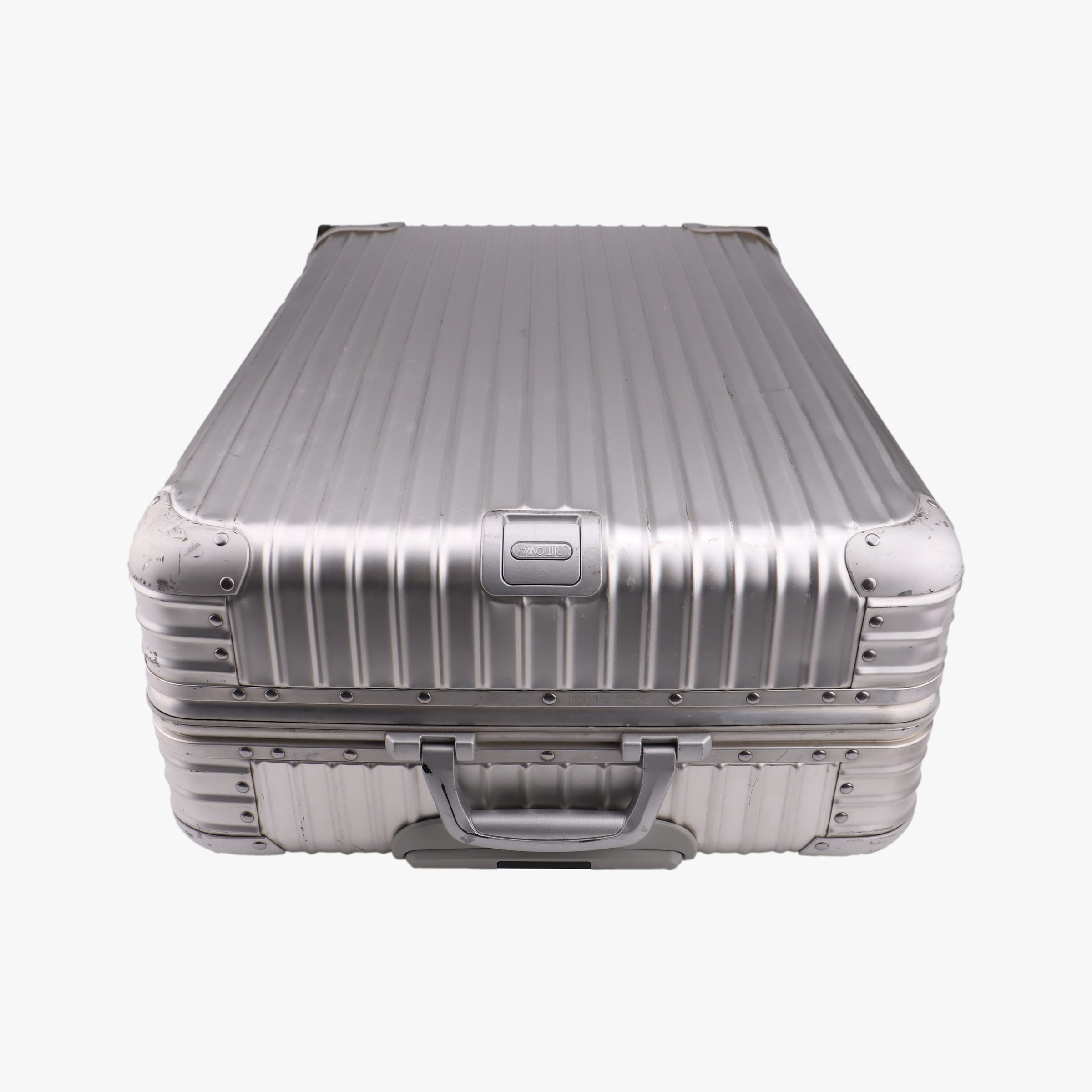 Pre-owned RIMOWA TOPAS Silver aluminum  suitcase | stylenewstar