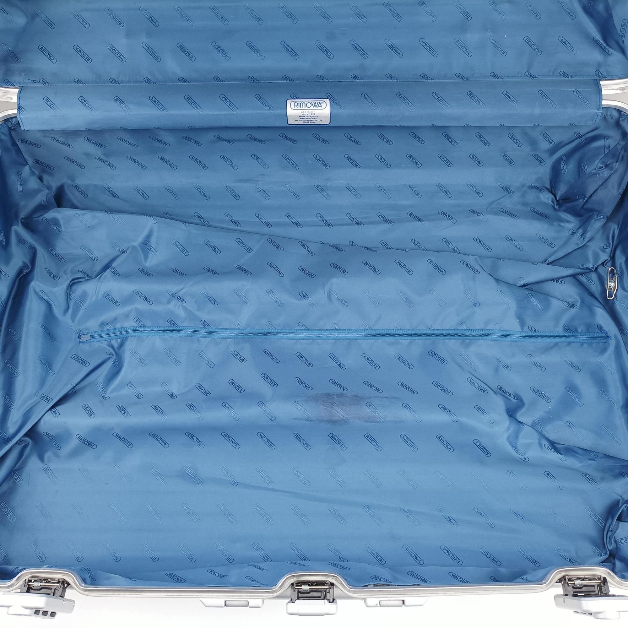 Pre-owned RIMOWA TOPAS Silver aluminum  suitcase | stylenewstar