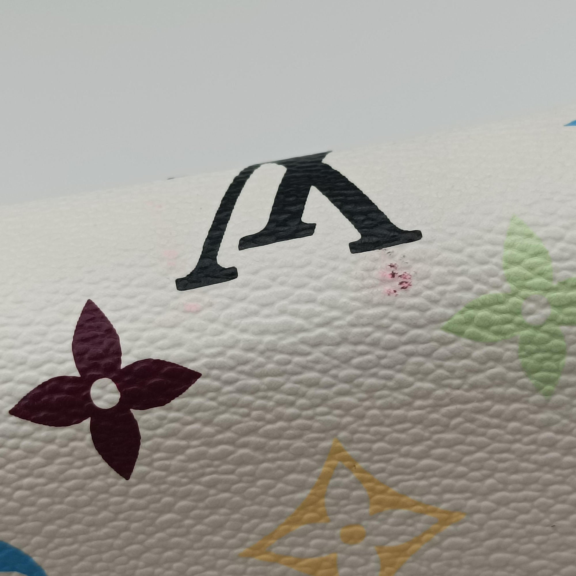 Secondhand Louis Vuitton CLAUDIA white Monogram Multicolor M40193 handbag | stylenewstar