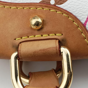 Secondhand Louis Vuitton CLAUDIA white Monogram Multicolor M40193 handbag | stylenewstar