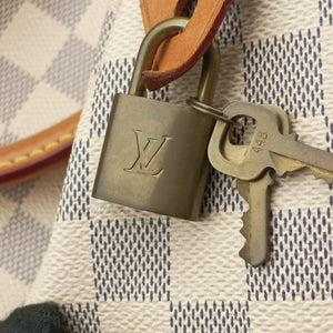 Pre-owned Louis Vuitton Speedy 30 AZUR Damier Canvas N41533 handbag | stylenewstar