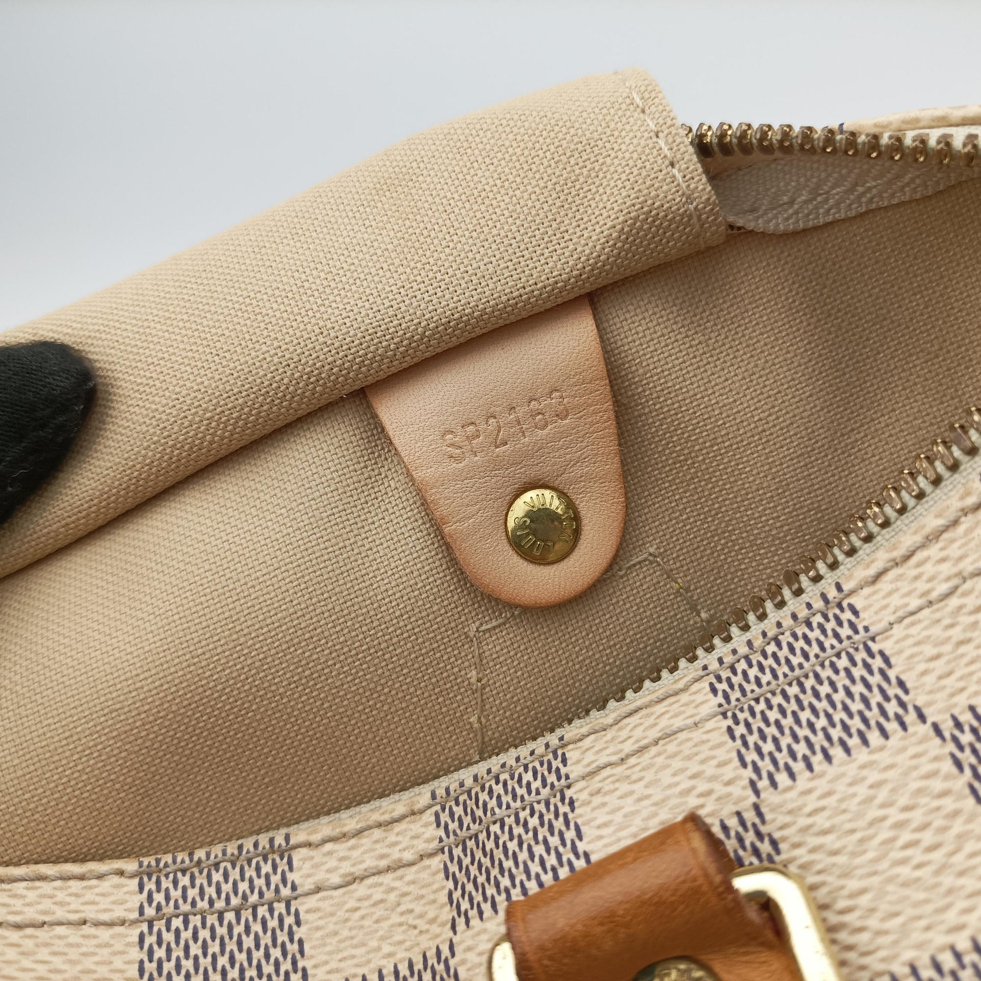 Pre-owned Louis Vuitton Speedy 30 AZUR Damier Canvas N41533 shoulderbag | stylenewstar