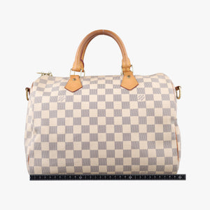 Pre-owned Louis Vuitton Speedy 30 AZUR Damier Canvas N41533 shoulderbag | stylenewstar