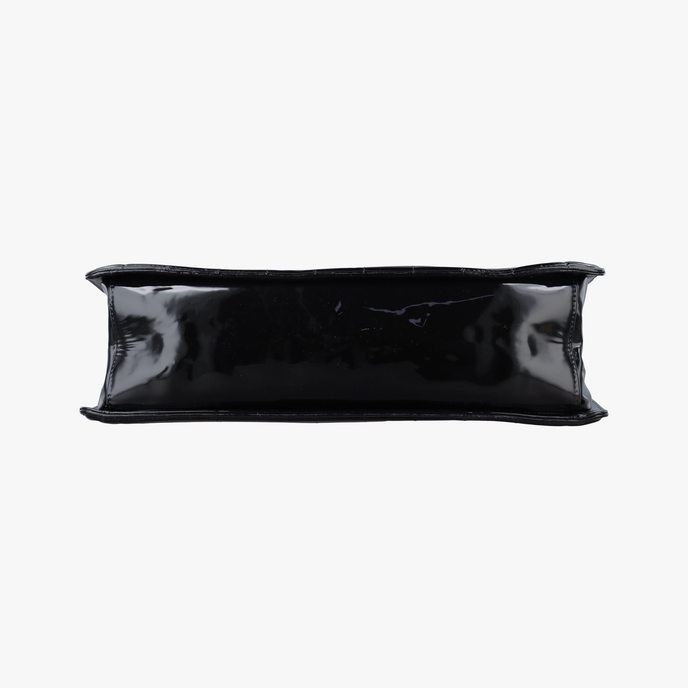 Secondhand Chanel Jetsetter Boy Shopping Tote Black Enamel A67019 shoulderbag | stylenewstar