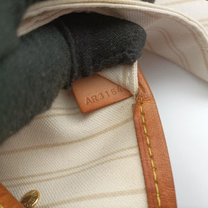 Pre-owned Louis Vuitton NEVERFULL MM AZUR Damier Canvas N51107 shoulderbag | stylenewstar