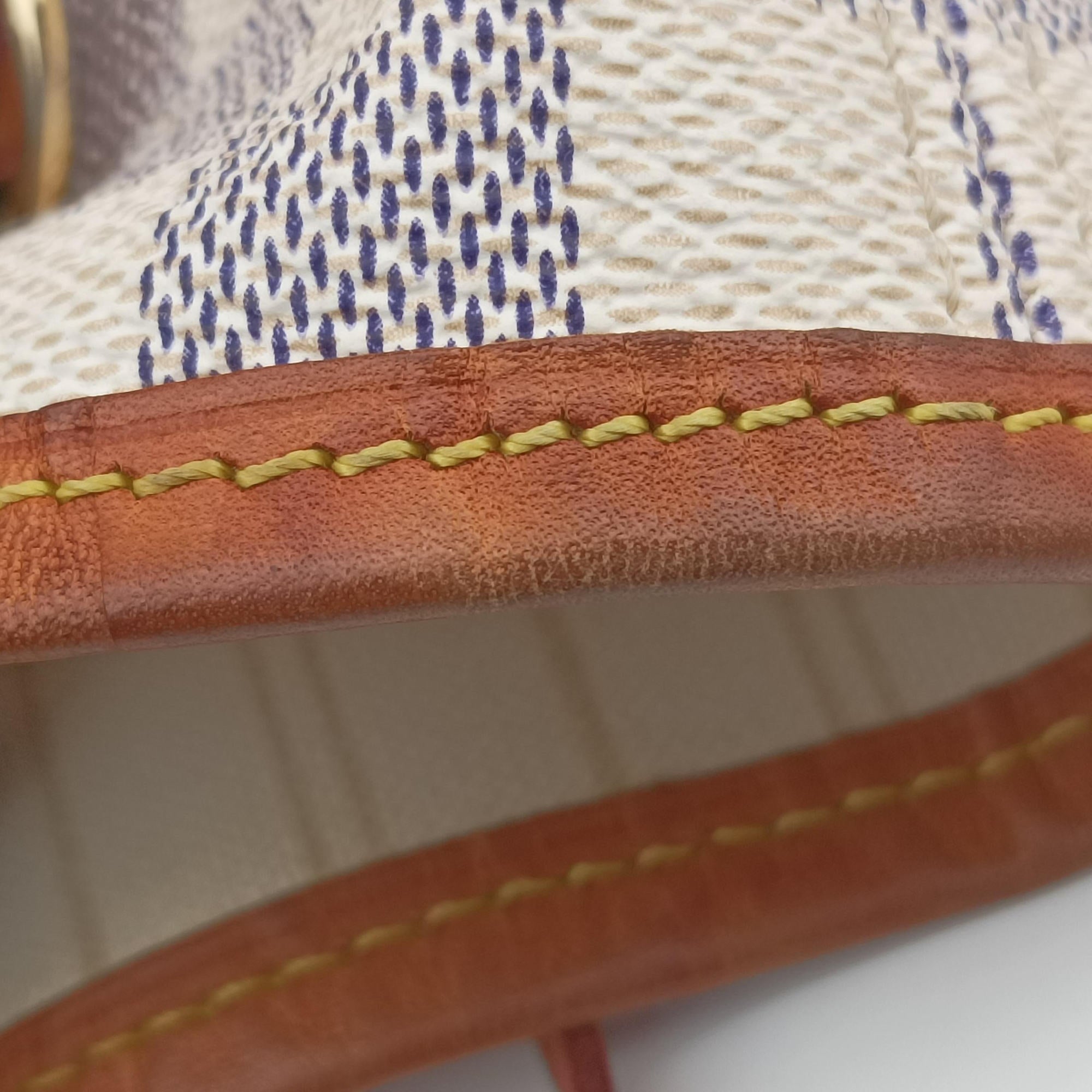 Pre-owned Louis Vuitton NEVERFULL MM AZUR Damier Canvas N51107 shoulderbag | stylenewstar