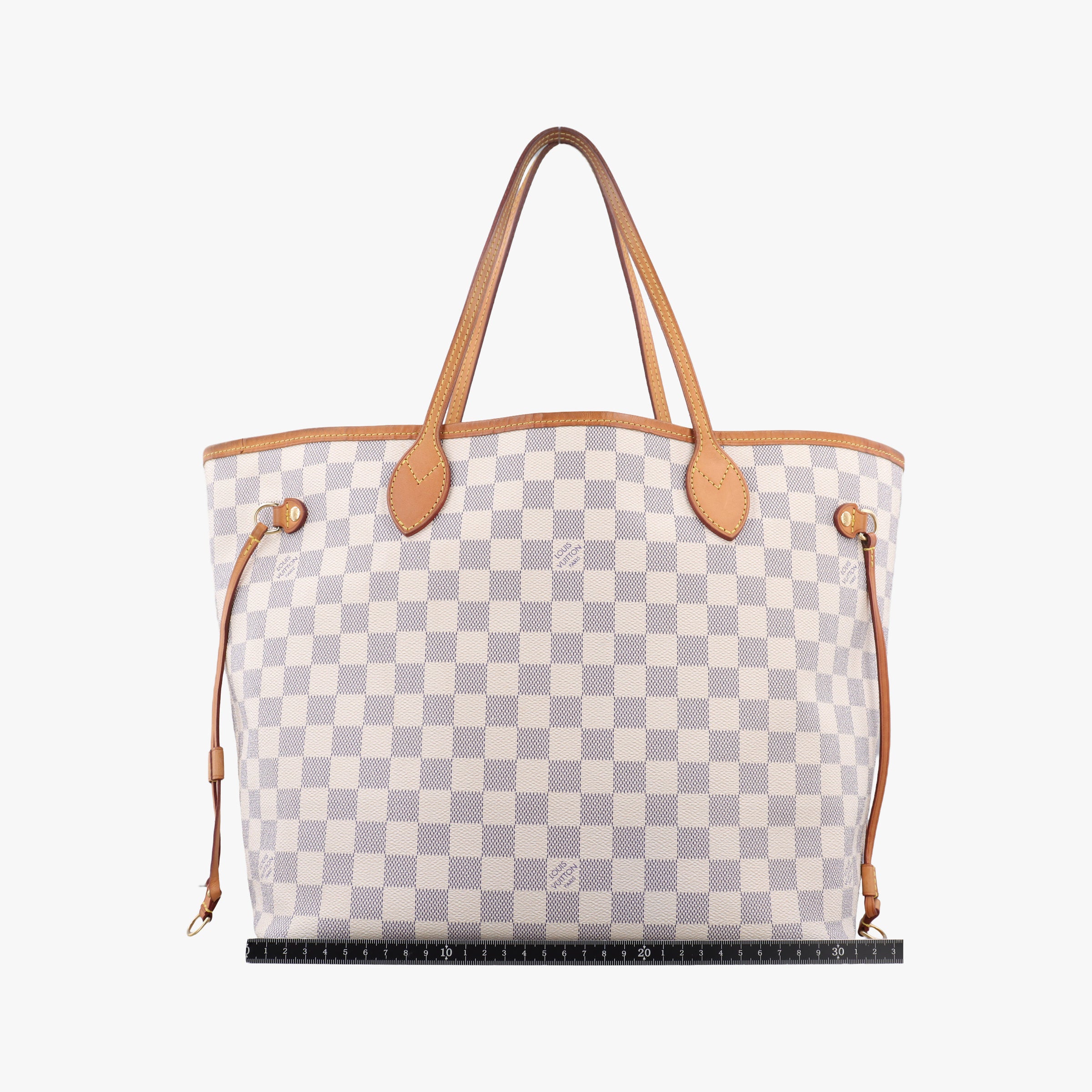 Pre-owned Louis Vuitton NEVERFULL MM AZUR Damier Canvas N51107 shoulderbag | stylenewstar