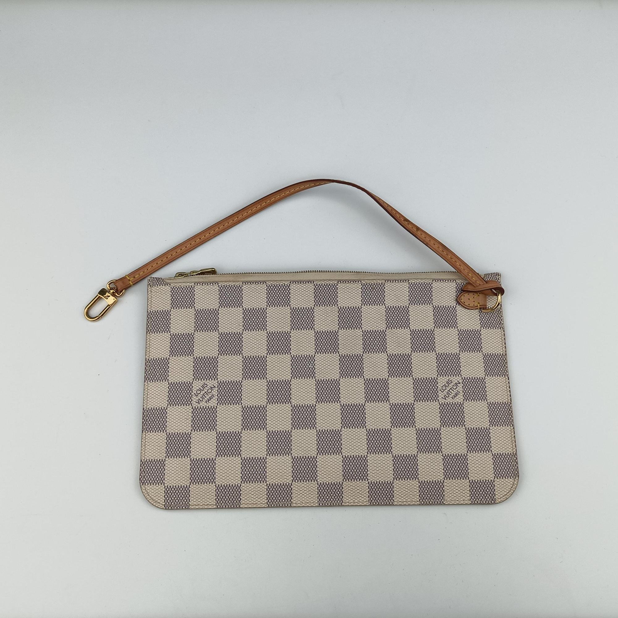 Pre-owned Louis Vuitton NEVERFULL MM AZUR Damier Canvas N51107 shoulderbag | stylenewstar