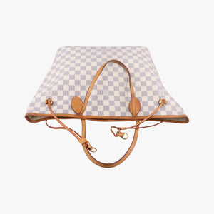 Pre-owned Louis Vuitton NEVERFULL MM AZUR Damier Canvas N51107 shoulderbag | stylenewstar