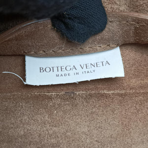 Vintage Bottega Veneta THE ARCO Tote middle Brown Suede  handbag | stylenewstar