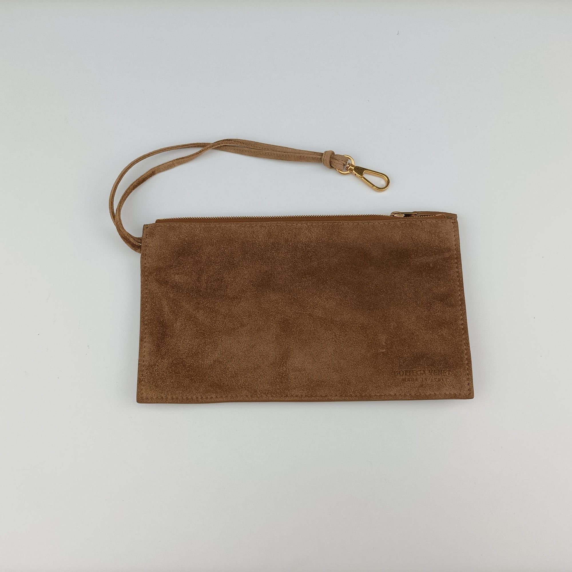 Vintage Bottega Veneta THE ARCO Tote middle Brown Suede  handbag | stylenewstar