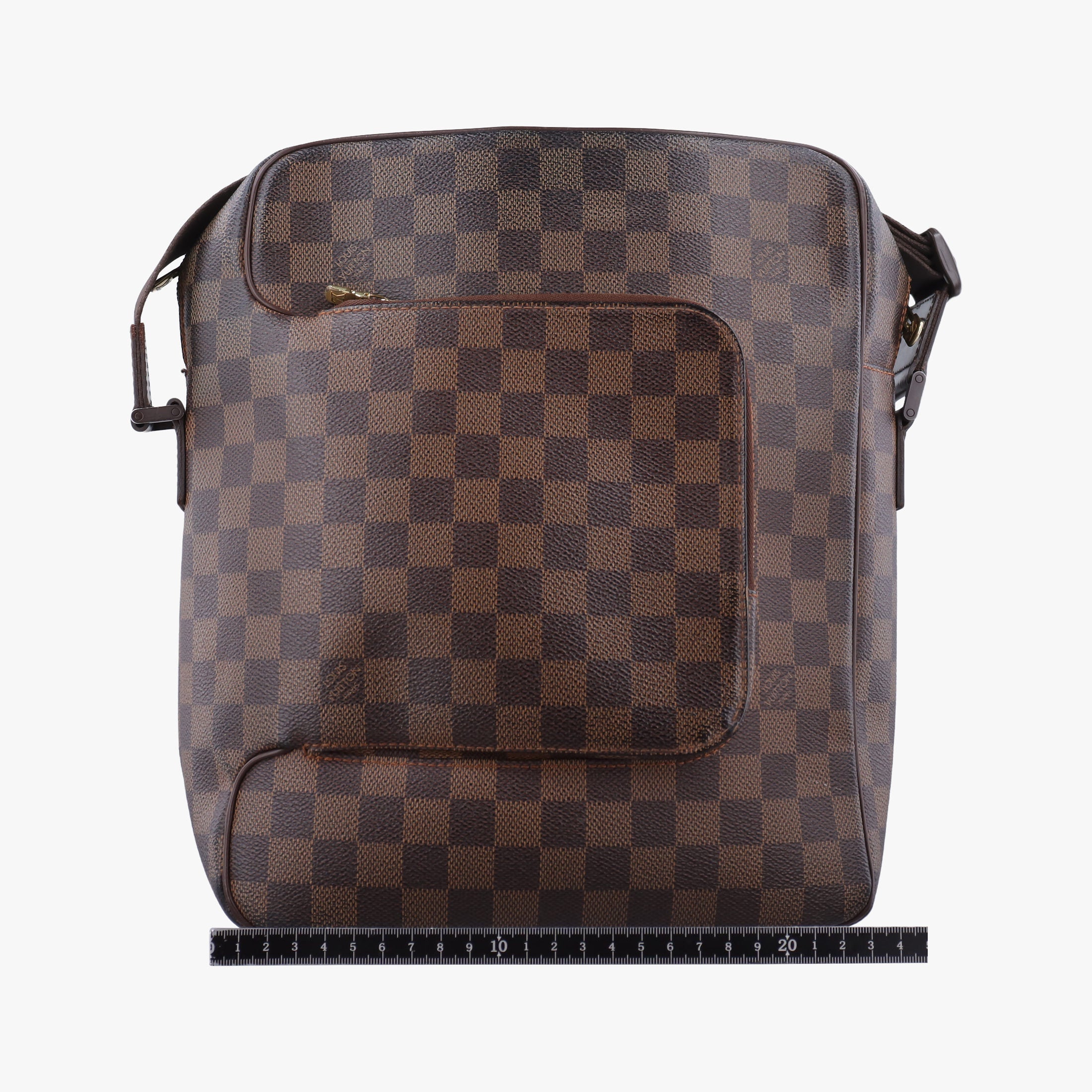 Secondhand Louis Vuitton OLAV MM EBENE Damier Canvas N41441 shoulderbag | stylenewstar