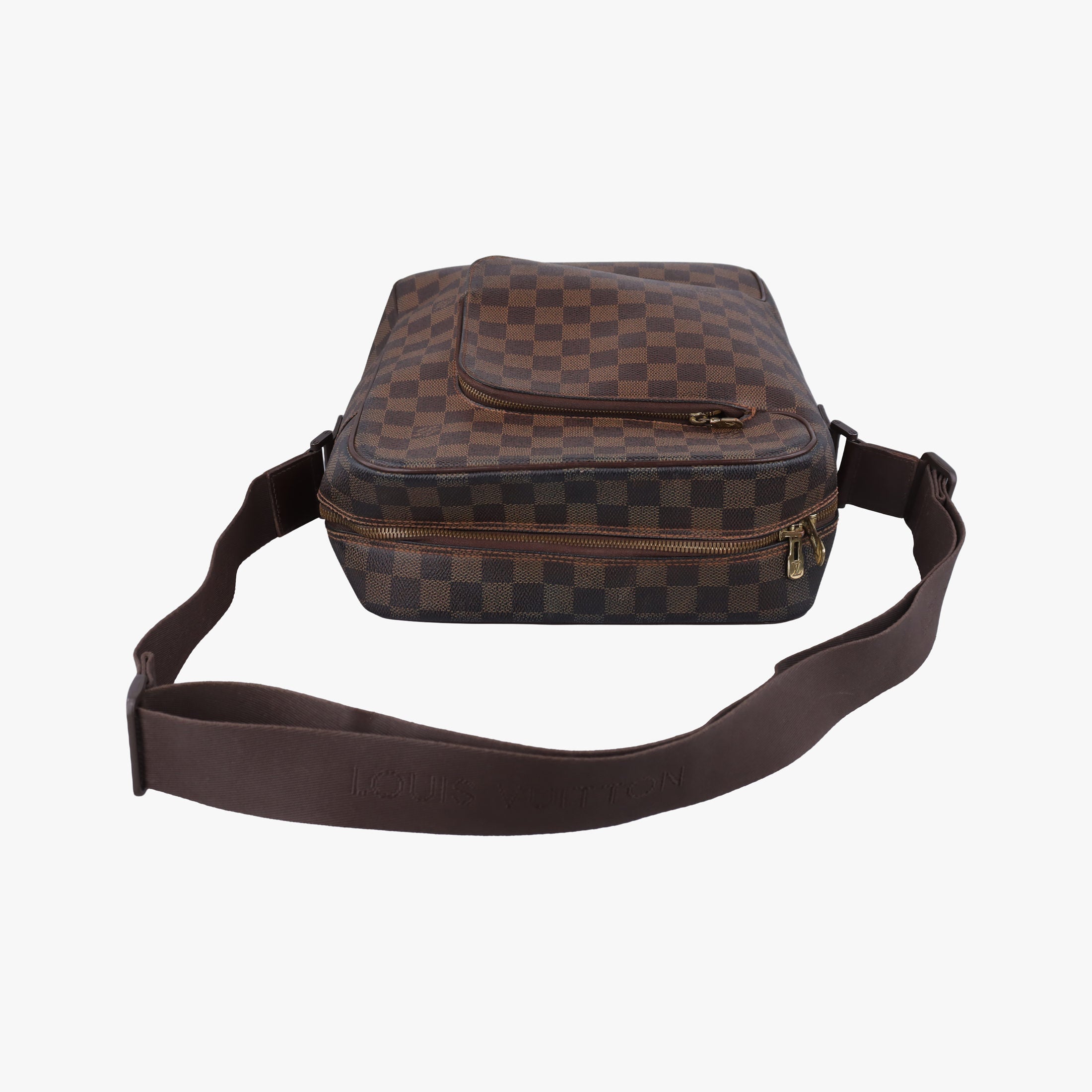 Secondhand Louis Vuitton OLAV MM EBENE Damier Canvas N41441 shoulderbag | stylenewstar