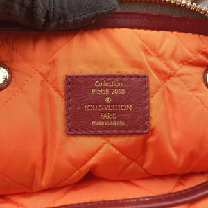 Pre-owned Louis Vuitton 2010 Collection Aviator Gray×Red×Brown Canvas ×Leather M40385 shoulderbag | stylenewstar