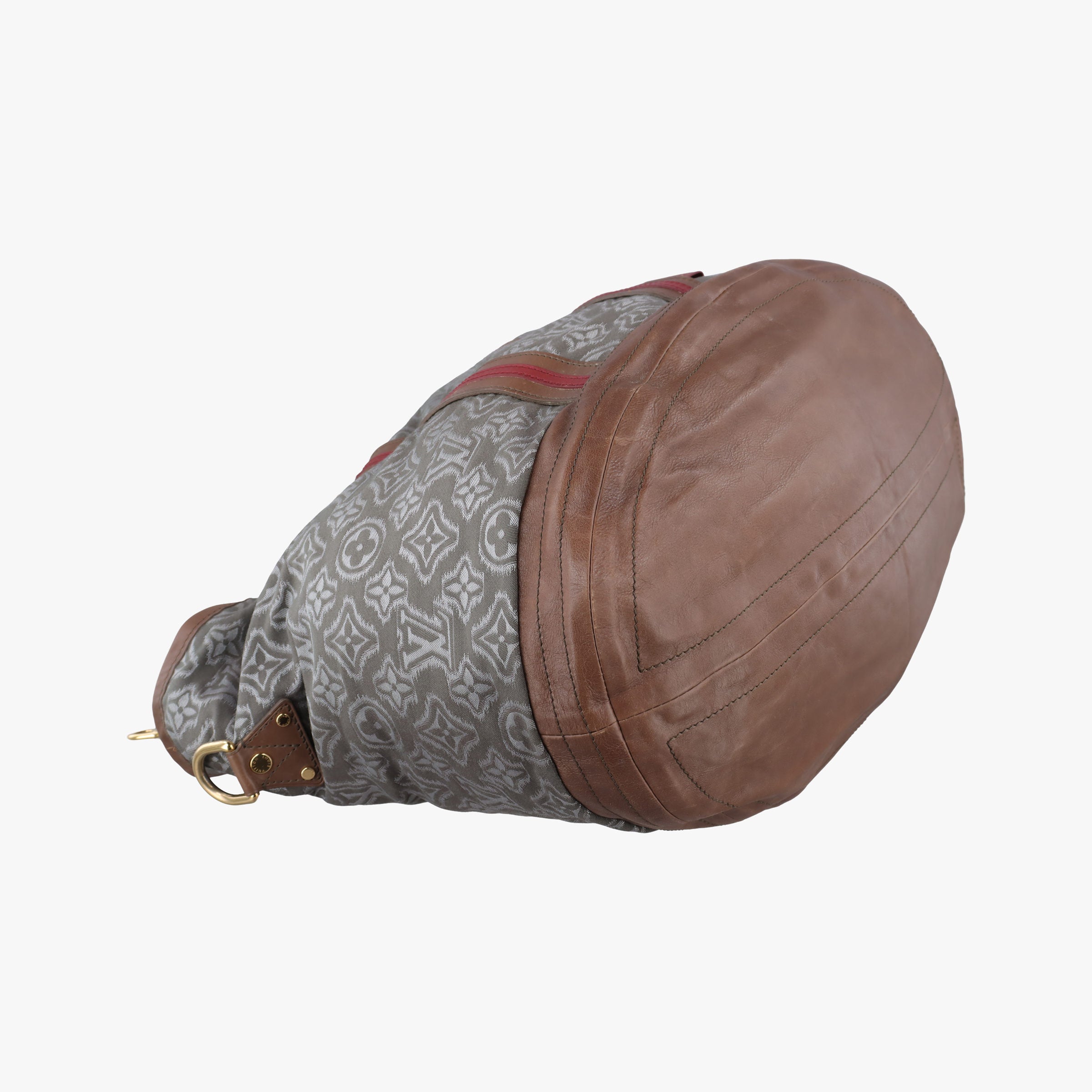 Pre-owned Louis Vuitton 2010 Collection Aviator Gray×Red×Brown Canvas ×Leather M40385 shoulderbag | stylenewstar