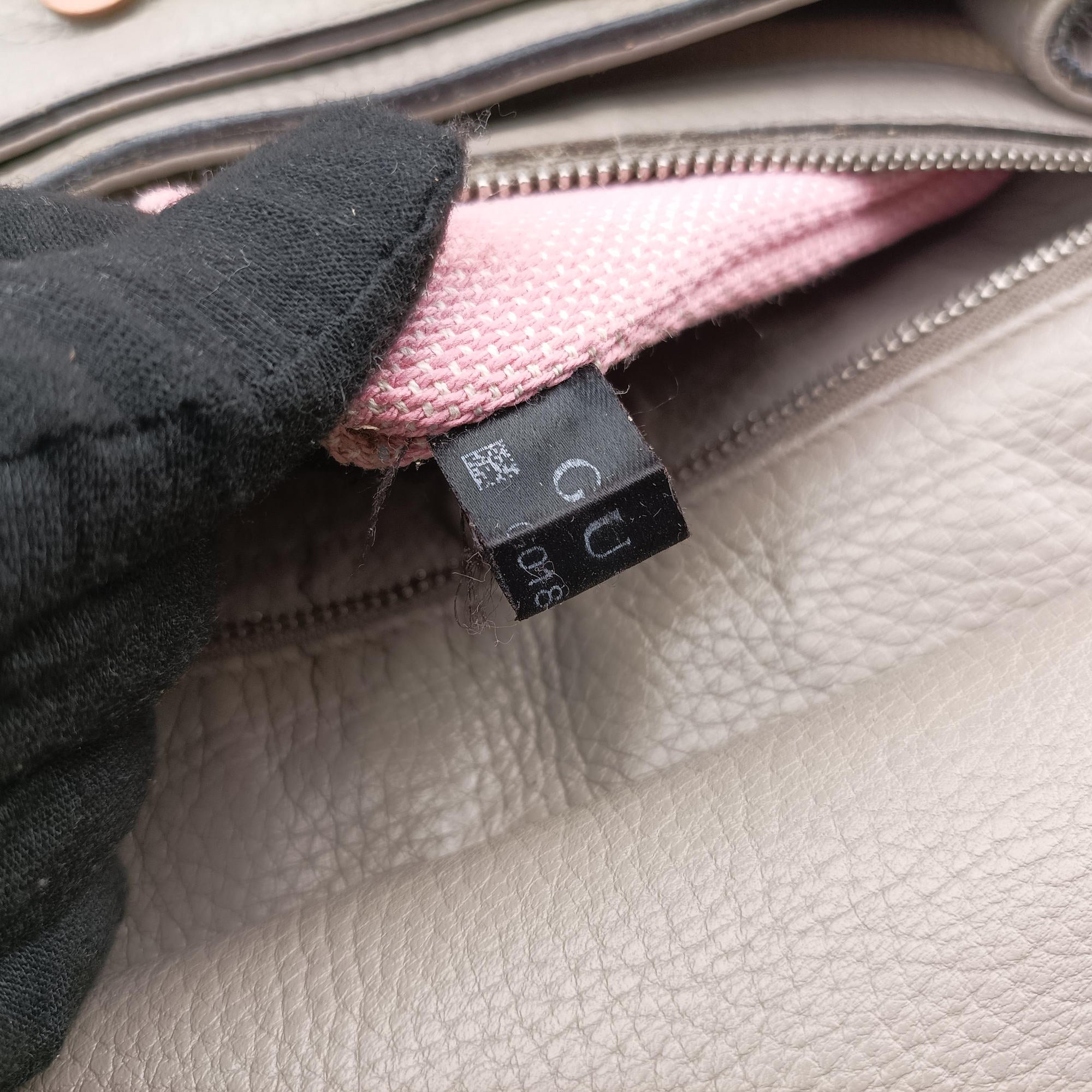 Pre-owned Gucci Bamboo Daily Grey Leather 370826 shoulderbag | stylenewstar