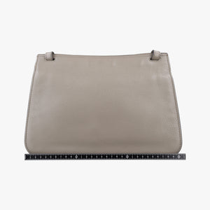 Pre-owned Gucci Bamboo Daily Grey Leather 370826 shoulderbag | stylenewstar