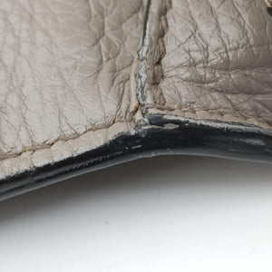 Pre-owned Gucci Bamboo Daily Grey Leather 370826 shoulderbag | stylenewstar