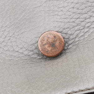 Pre-owned Gucci Bamboo Daily Grey Leather 370826 shoulderbag | stylenewstar