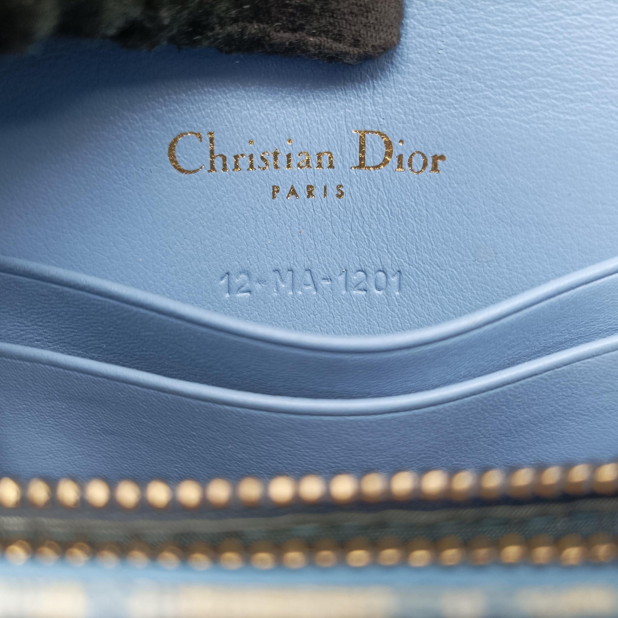 Pre-owned Christian Dior Saddle White × Blue jacquard  bum bag/waist bag | stylenewstar